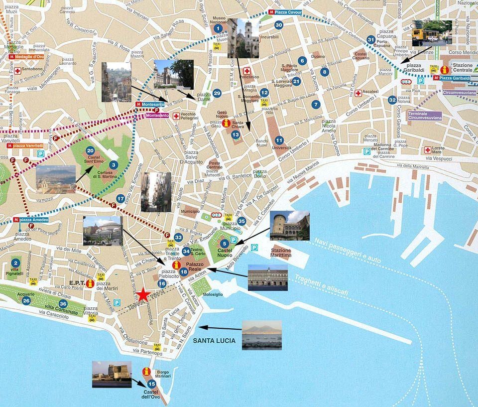 Harta e napolit port
