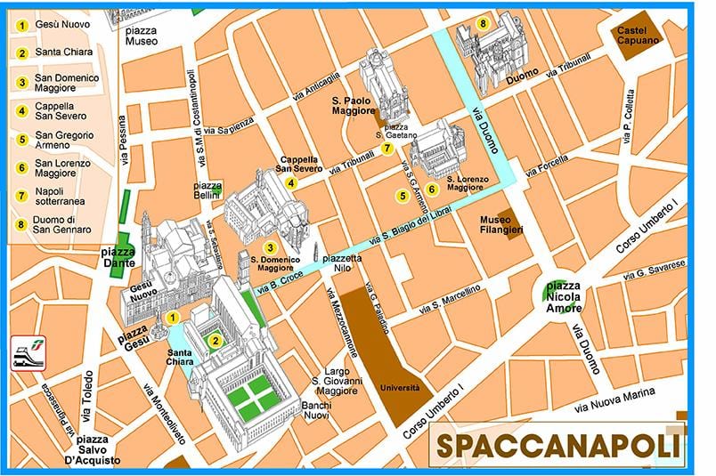 Harta e spaccanapoli napolit