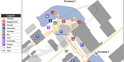 Harta e napolit airport terminal