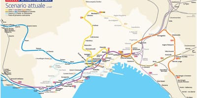 Harta e napolit metro